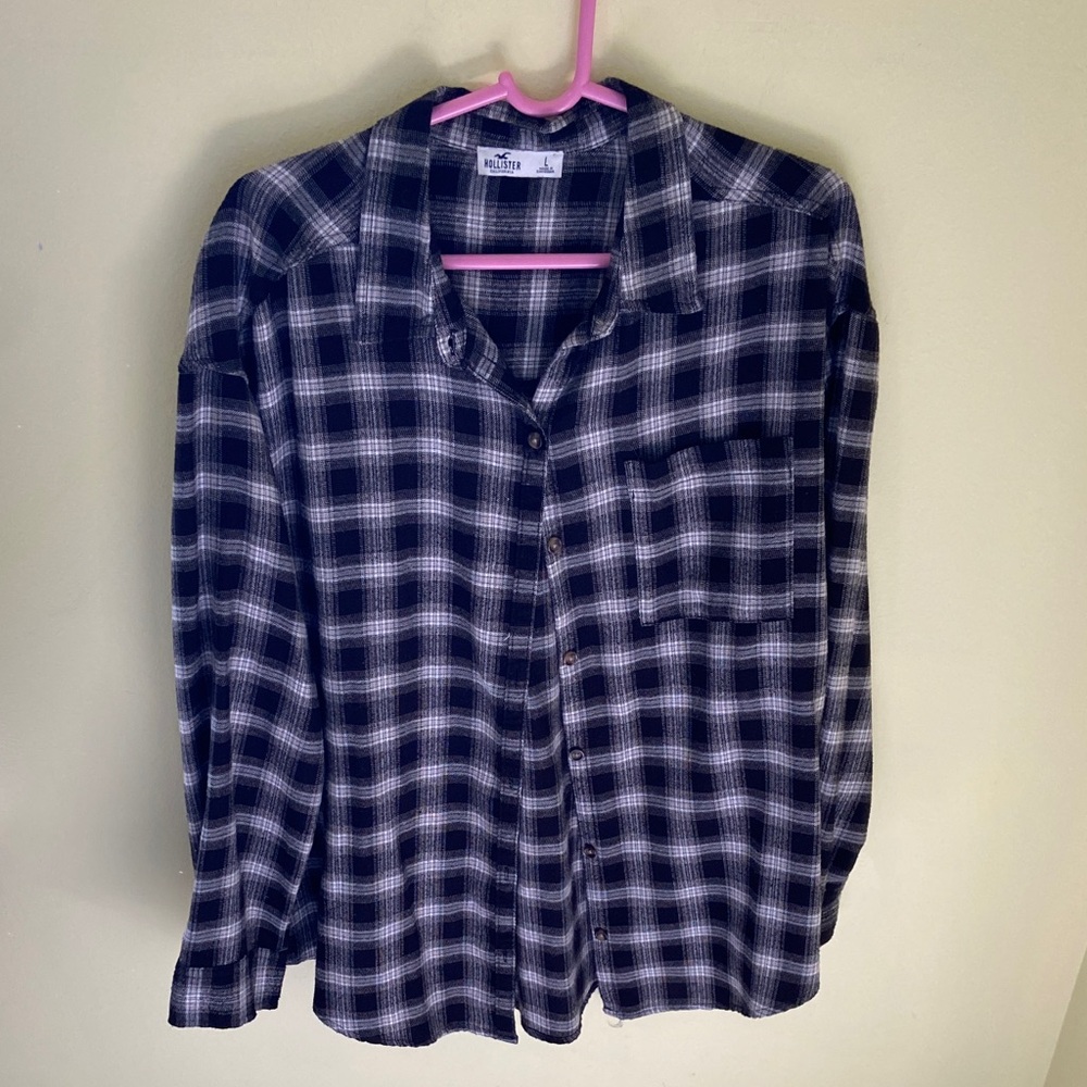 Hollister Plaid Flannel Shirt